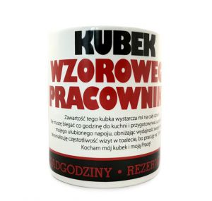 Gigantyczny kubek wzorowego pracownika